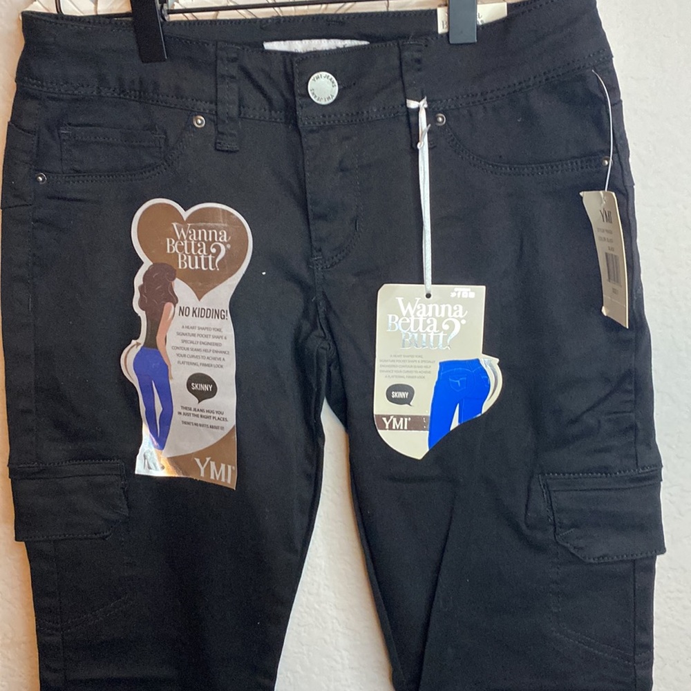 Ymi wannabettabutt denim skinny jeans with side pockets! BRAND NEW WITH TAGS! - Picture 3 of 15